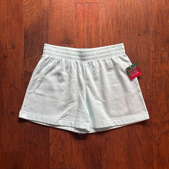 Ice Blue Snowflake Sweat Shorts | Size XL - Picture 5 of 9